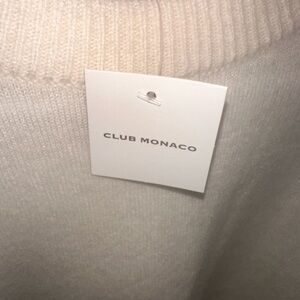 Club Monaco Women's Cream Cashmere Sweater